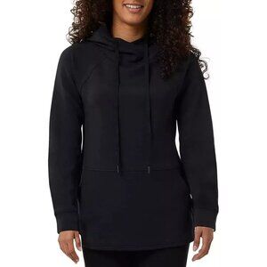 NWoT 32 Degrees Women's Tech Midweight Pullover Hoodie Black Size M $45 3C605
